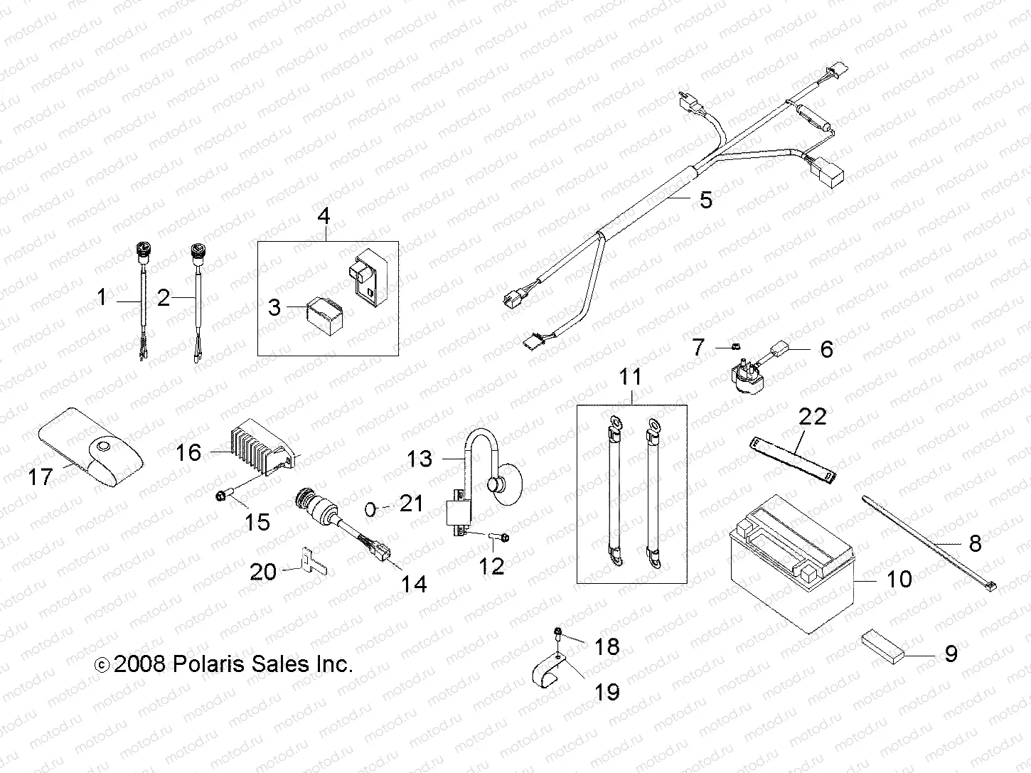 ELECTRICAL PARTS - R13VA17AA/AB (49RGRELECT10RZR170) | ELECTRICAL PARTS - R13VA17AA/AB (49RGRELECT10RZR170)