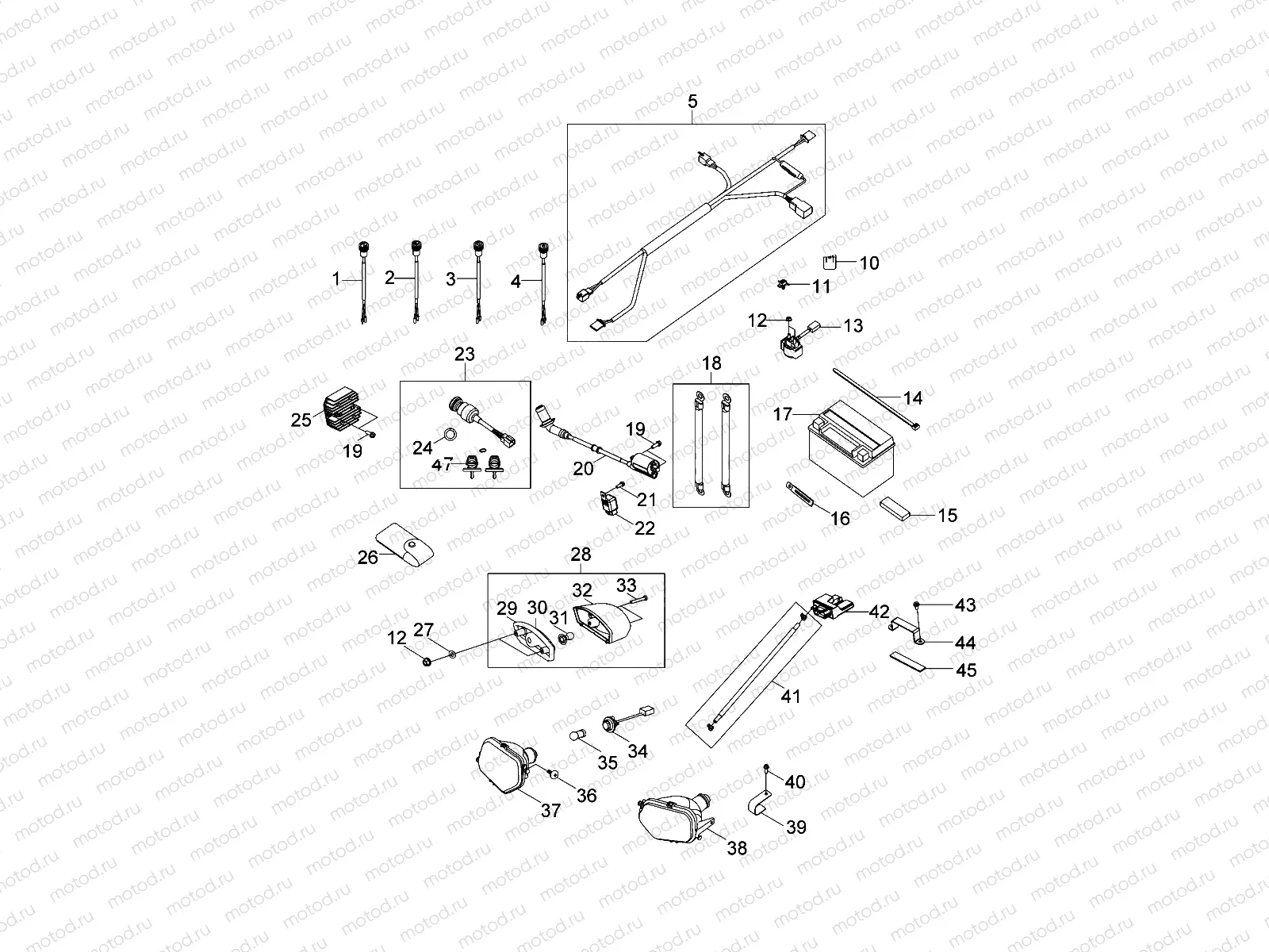 ELECTRICAL PARTS - Z20YAV17B2/B4/N2/N4/A2/A4 (A00048) | ELECTRICAL PARTS - Z20YAV17B2/B4/N2/N4/A2/A4 (A00048)
