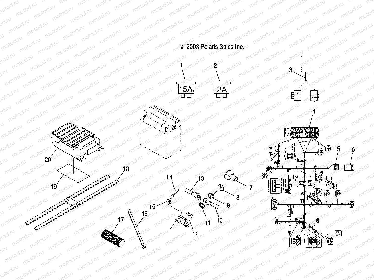 ELECTRICAL - W045303CA/IA (4990539053B08) | ELECTRICAL - W045303CA/IA (4990539053B08)