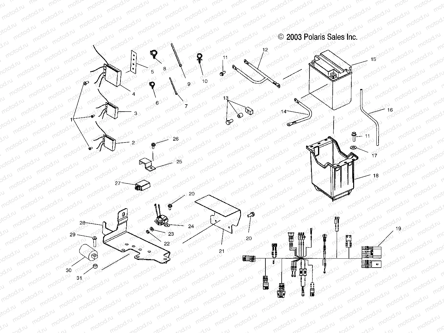 ELECTRICAL/BATTERY - A04RB42AA/A04RD50AA/AB/AC/A04RF50AA (4987918791B03) | ELECTRICAL/BATTERY - A04RB42AA/A04RD50AA/AB/AC/A04RF50AA (4987918791B03)
