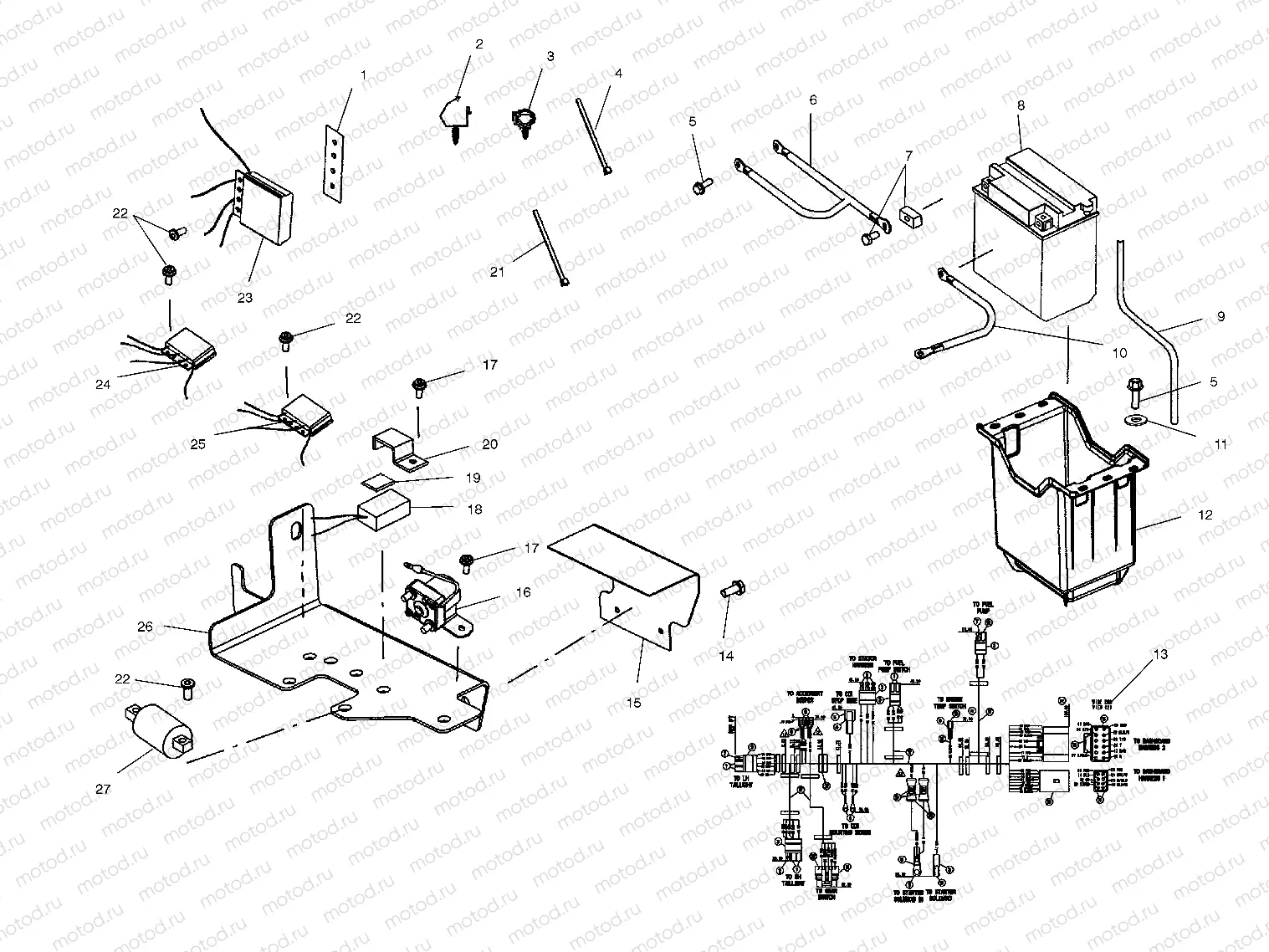 ELECTRICAL/BATTERY - A10RF50AB (4970927092B05) | ELECTRICAL/BATTERY - A10RF50AB (4970927092B05)