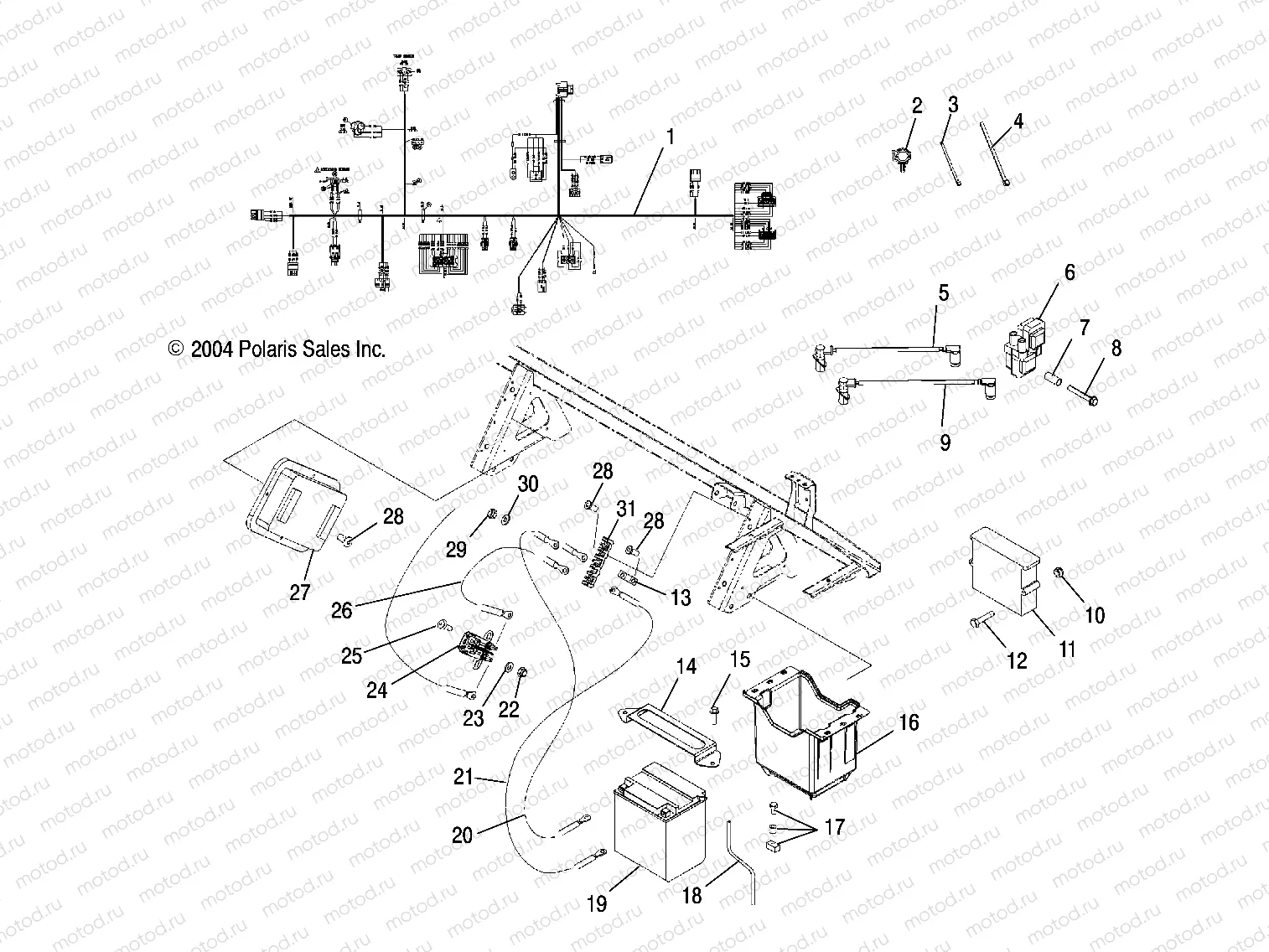 ELECTRICAL/BATTERY - R05RD68AA/AB (4998269826B06) | ELECTRICAL/BATTERY - R05RD68AA/AB (4998269826B06)