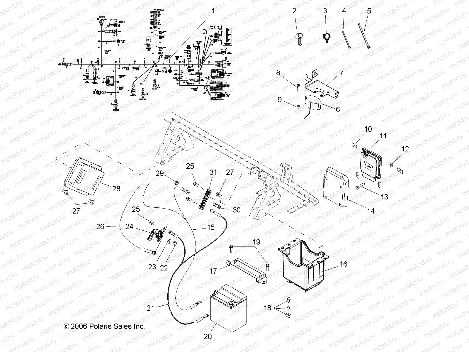 ELECTRICAL/BATTERY - R07RH50AF/AR/AT (49RGRELECT07500EFI) | ELECTRICAL/BATTERY - R07RH50AF/AR/AT (49RGRELECT07500EFI)