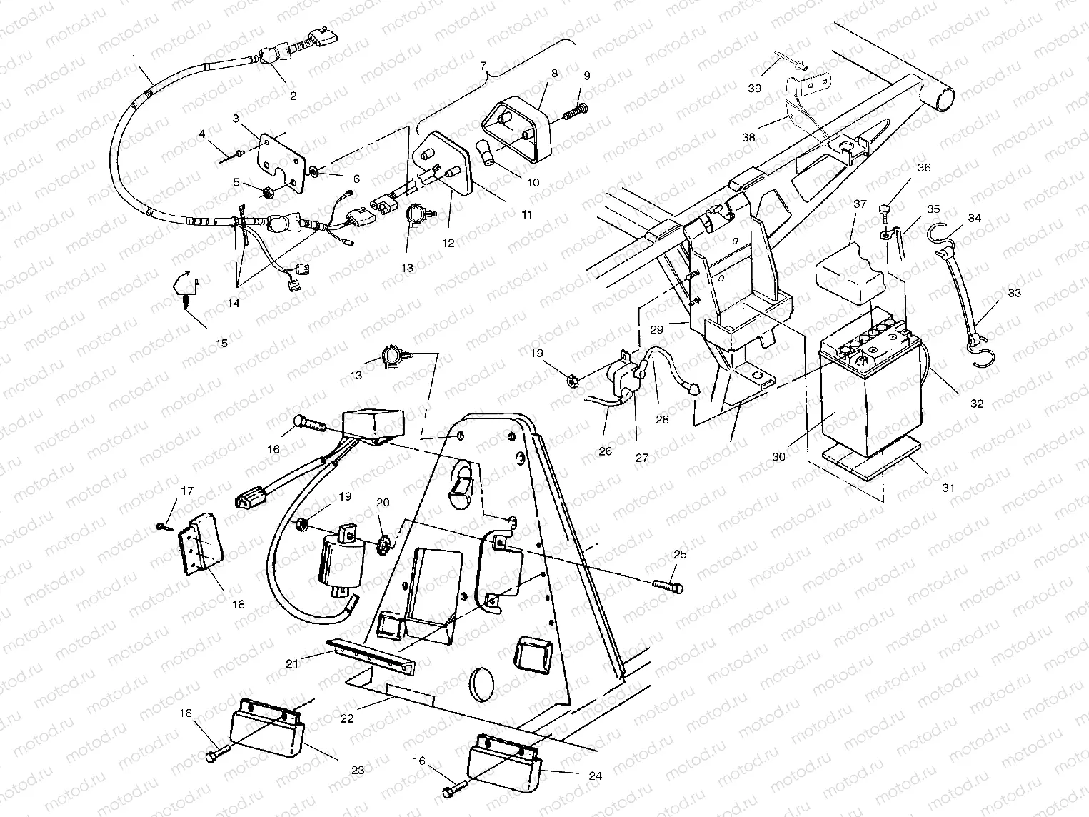ELECTRICAL/TAILLIGHT - A00AA32AB (4960076007C005) | ELECTRICAL/TAILLIGHT - A00AA32AB (4960076007C005)