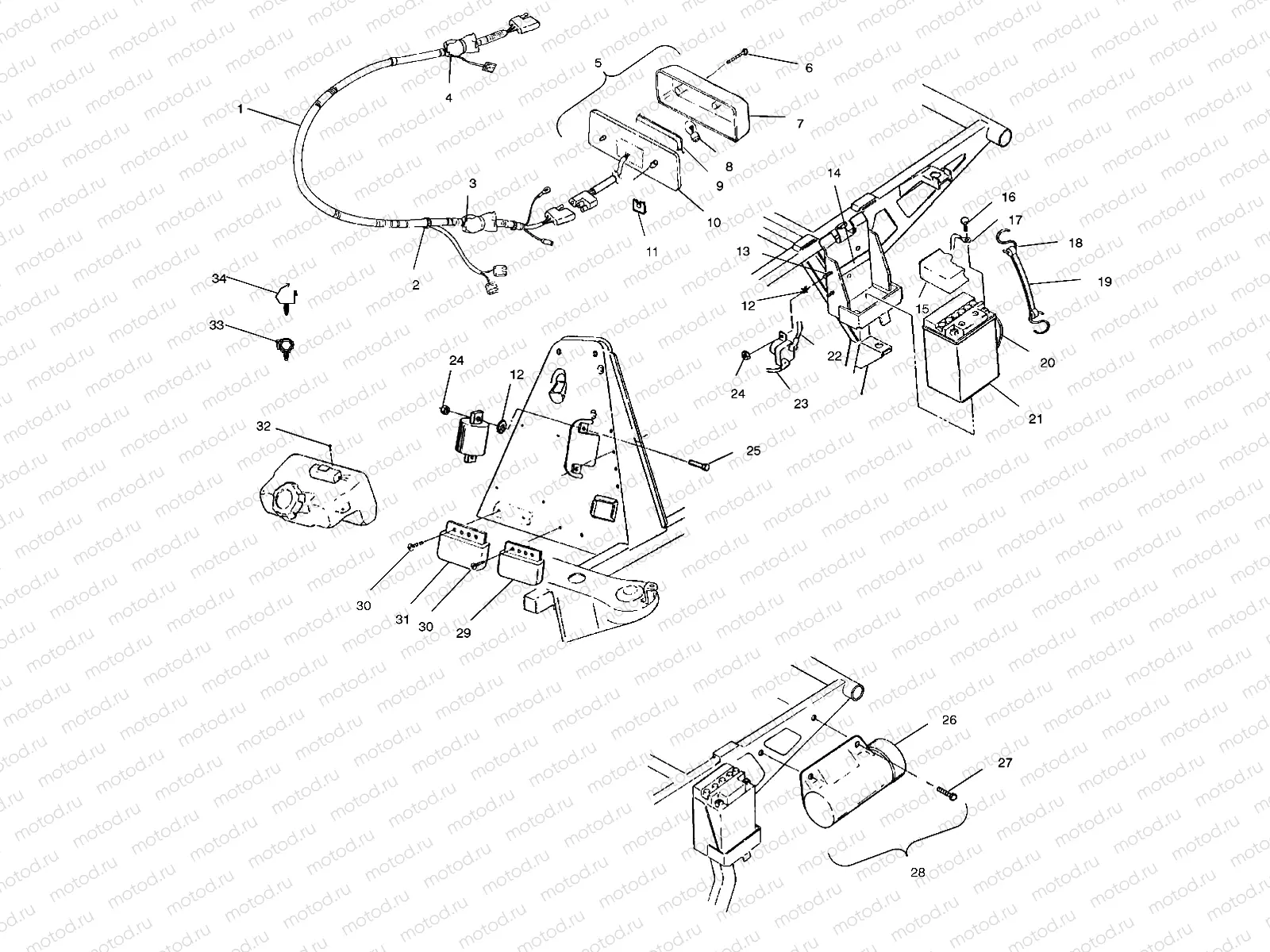 ELECTRICAL/TAILLIGHT - A00BA38CA (4954835483C002) | ELECTRICAL/TAILLIGHT - A00BA38CA (4954835483C002)