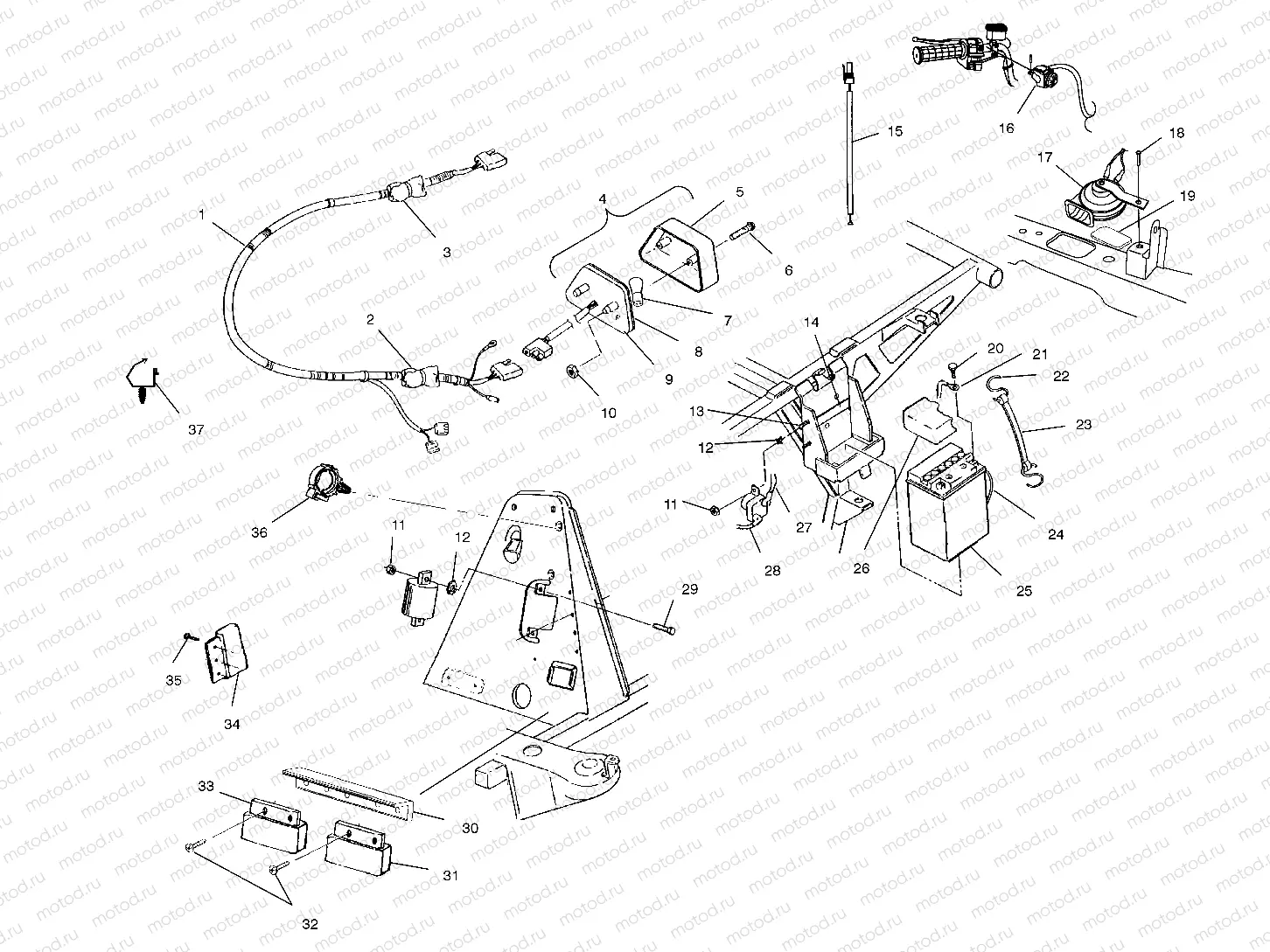 ELECTRICAL/TAILLIGHT - A00CB32AA (4949354935C001) | ELECTRICAL/TAILLIGHT - A00CB32AA (4949354935C001)
