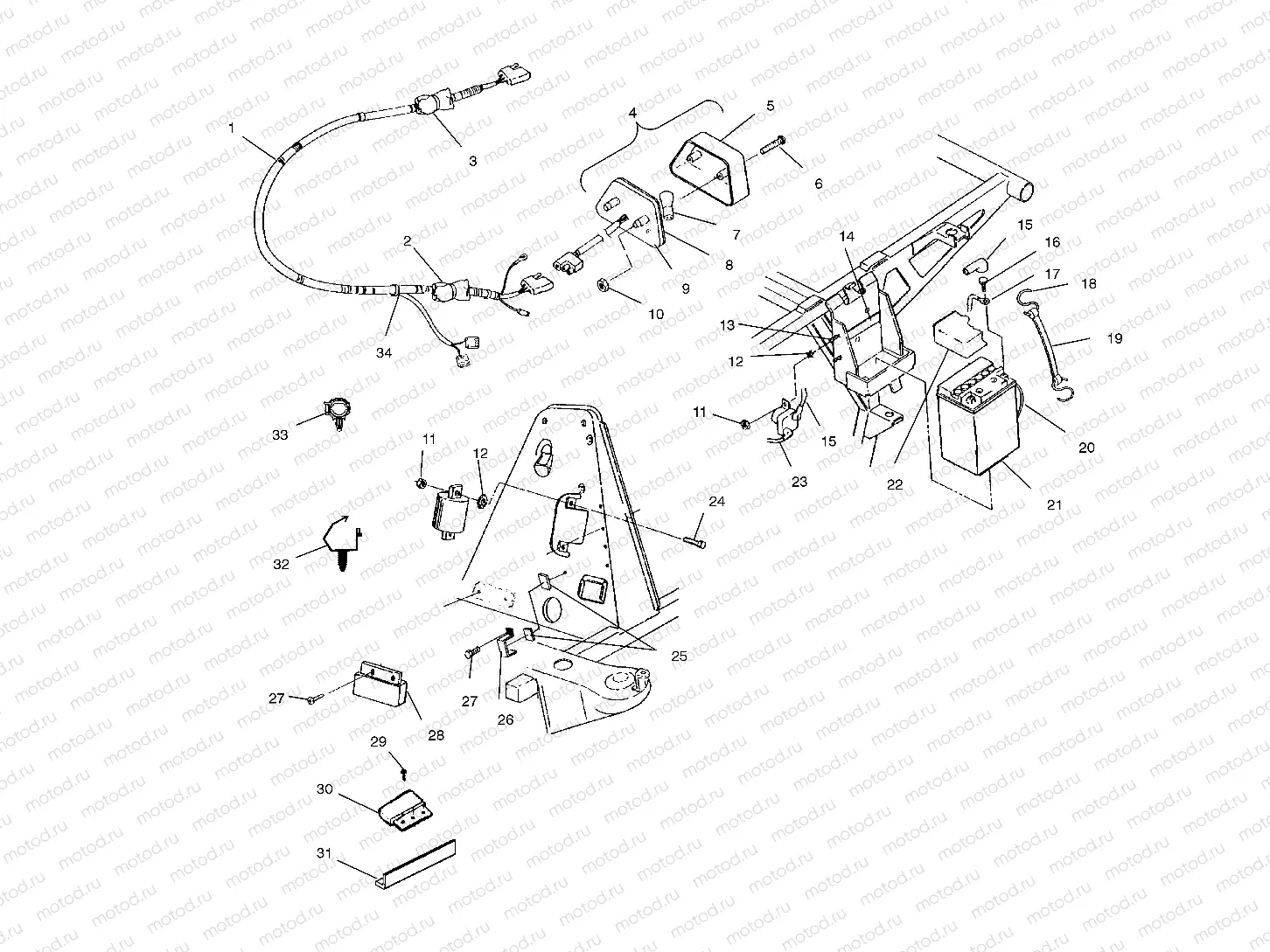 ELECTRICAL/TAILLIGHT - A00CH33AC (4959905990C007) | ELECTRICAL/TAILLIGHT - A00CH33AC (4959905990C007)