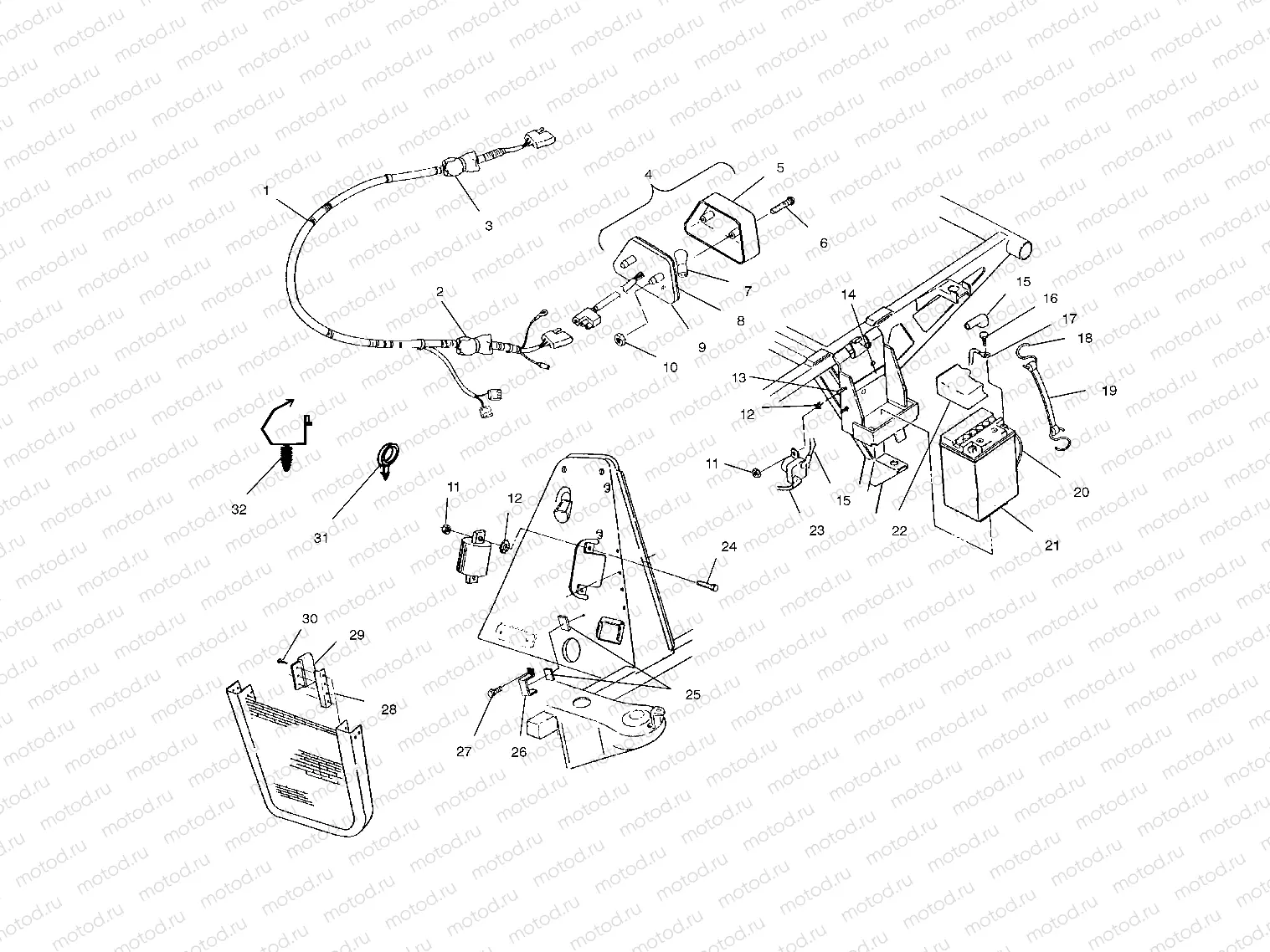 ELECTRICAL/TAILLIGHT - A00CH50AA (4954805480C008) | ELECTRICAL/TAILLIGHT - A00CH50AA (4954805480C008)