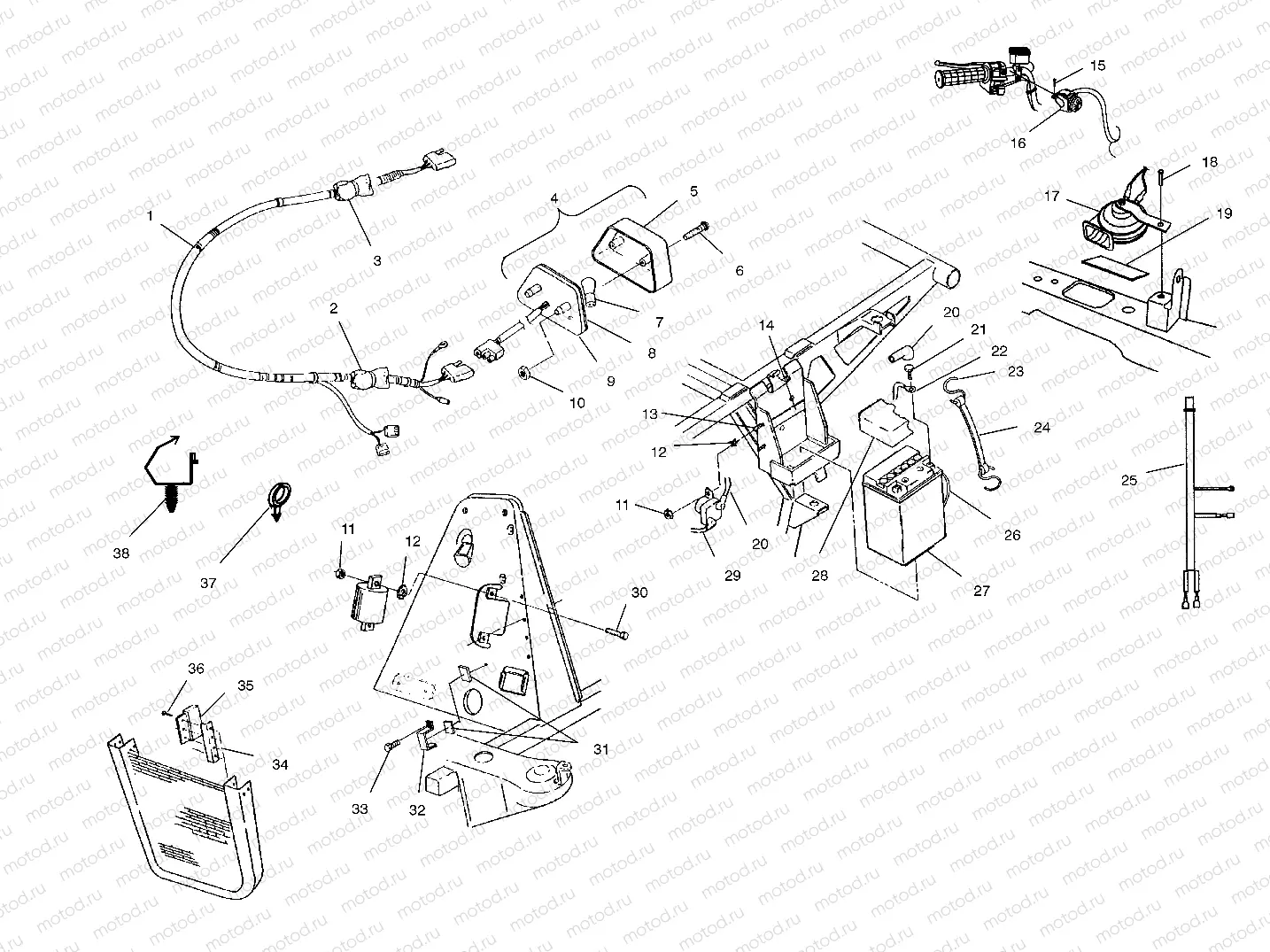ELECTRICAL/TAILLIGHT - A01CH50AA (4964466446C005) | ELECTRICAL/TAILLIGHT - A01CH50AA (4964466446C005)