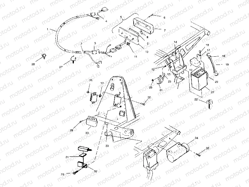 ELECTRICAL/TAILLIGHT - A02BA50AA/AB (4969976997C05) | ELECTRICAL/TAILLIGHT - A02BA50AA/AB (4969976997C05)