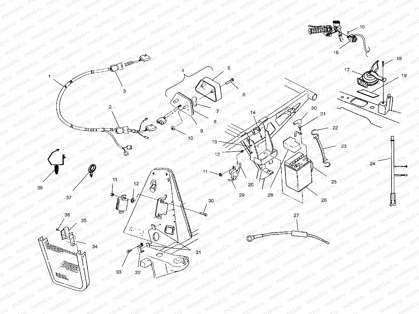 ELECTRICAL/TAILLIGHT - A03CH50AA/AB/AC/AD/AE/AH/AJ (4975417541C12) | ELECTRICAL/TAILLIGHT - A03CH50AA/AB/AC/AD/AE/AH/AJ (4975417541C12)