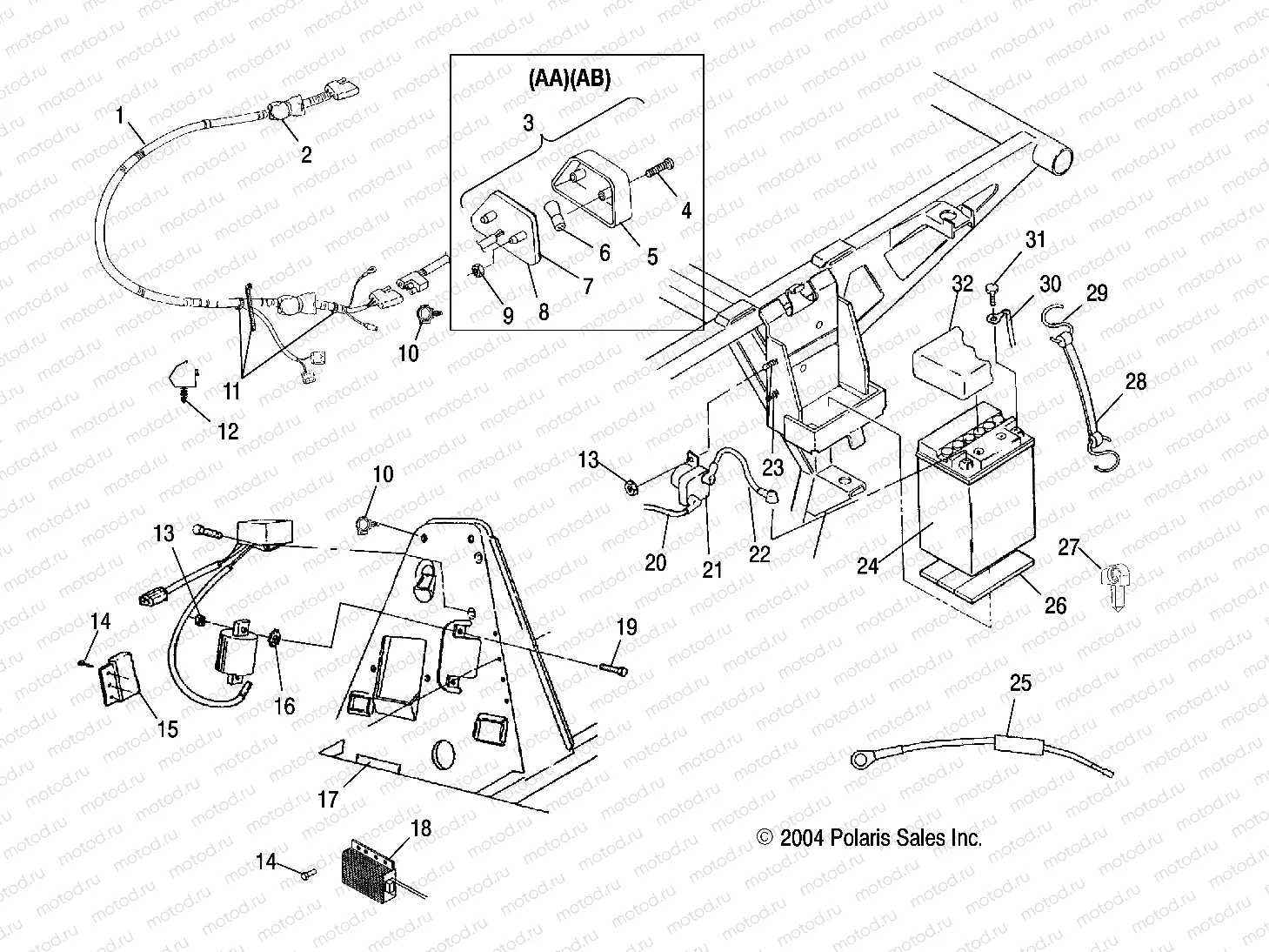 ELECTRICAL/TAILLIGHT - A05CA32AA/AB/AC/FA (4994839483C01) | ELECTRICAL/TAILLIGHT - A05CA32AA/AB/AC/FA (4994839483C01)