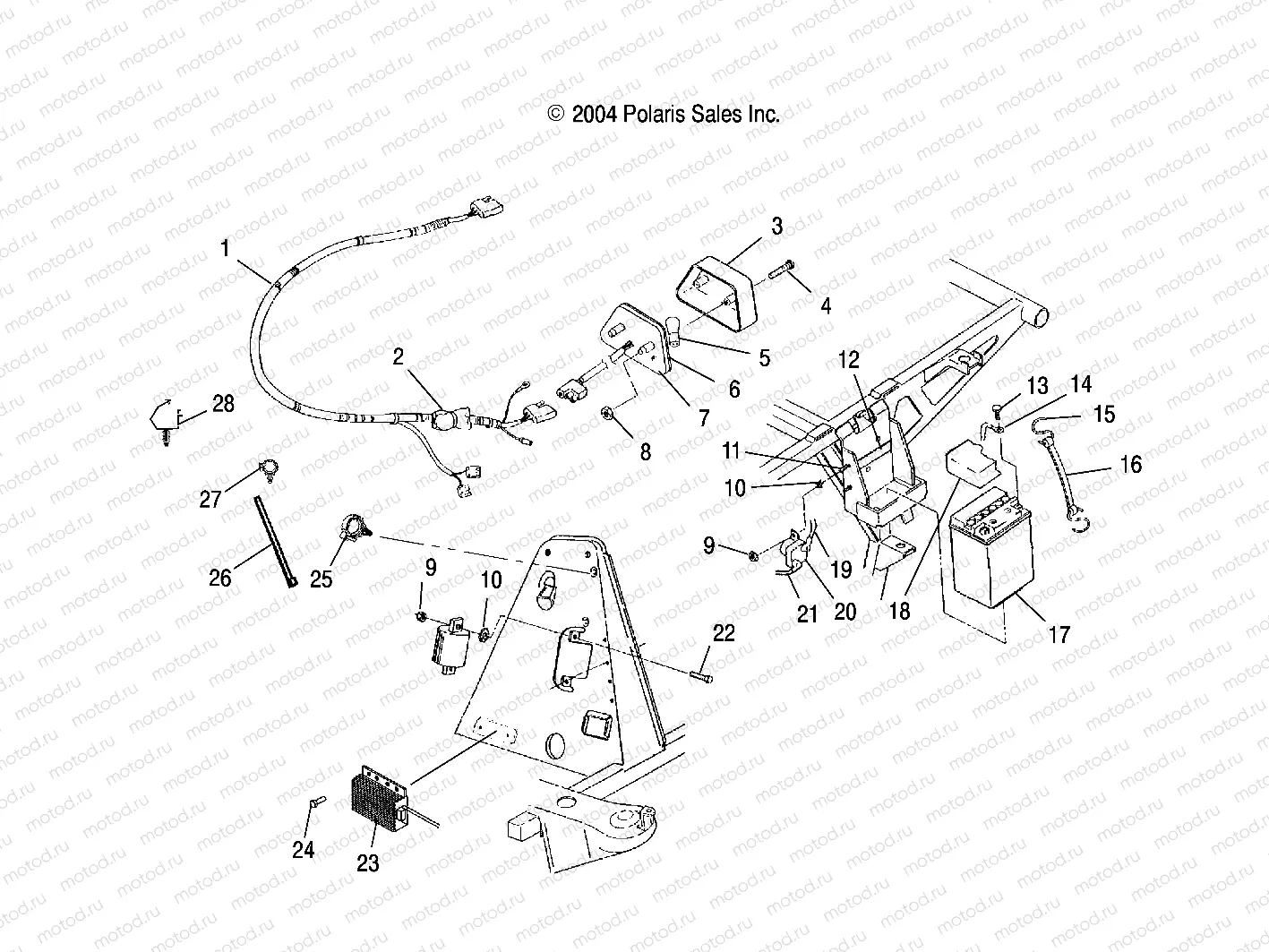 ELECTRICAL/TAILLIGHT - A05CB32AA (4994889488C02) | ELECTRICAL/TAILLIGHT - A05CB32AA (4994889488C02)