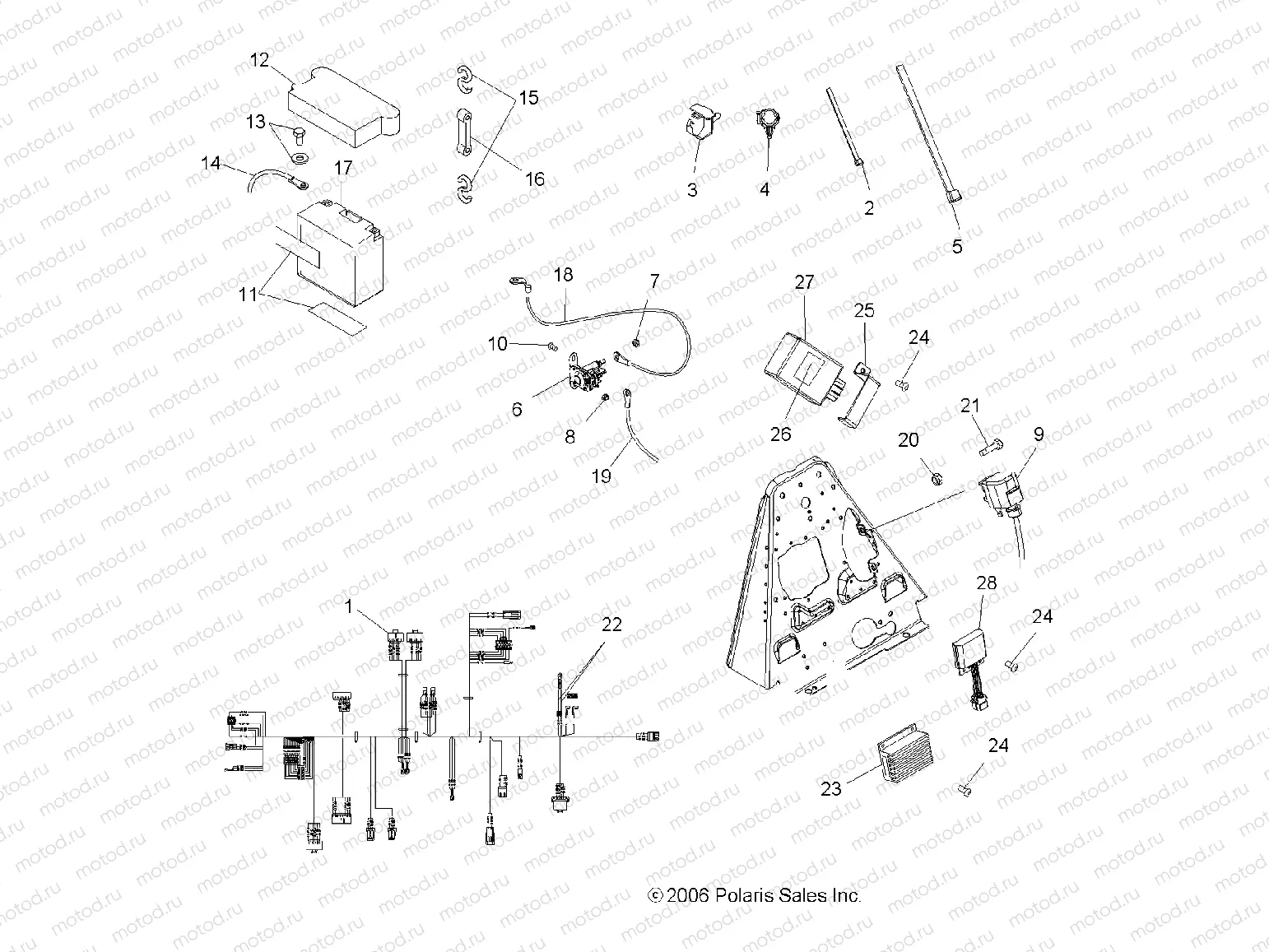 ELECTRICAL/TAILLIGHT - A07BA50FA (49ATVELECT07SCRMIN) | ELECTRICAL/TAILLIGHT - A07BA50FA (49ATVELECT07SCRMIN)