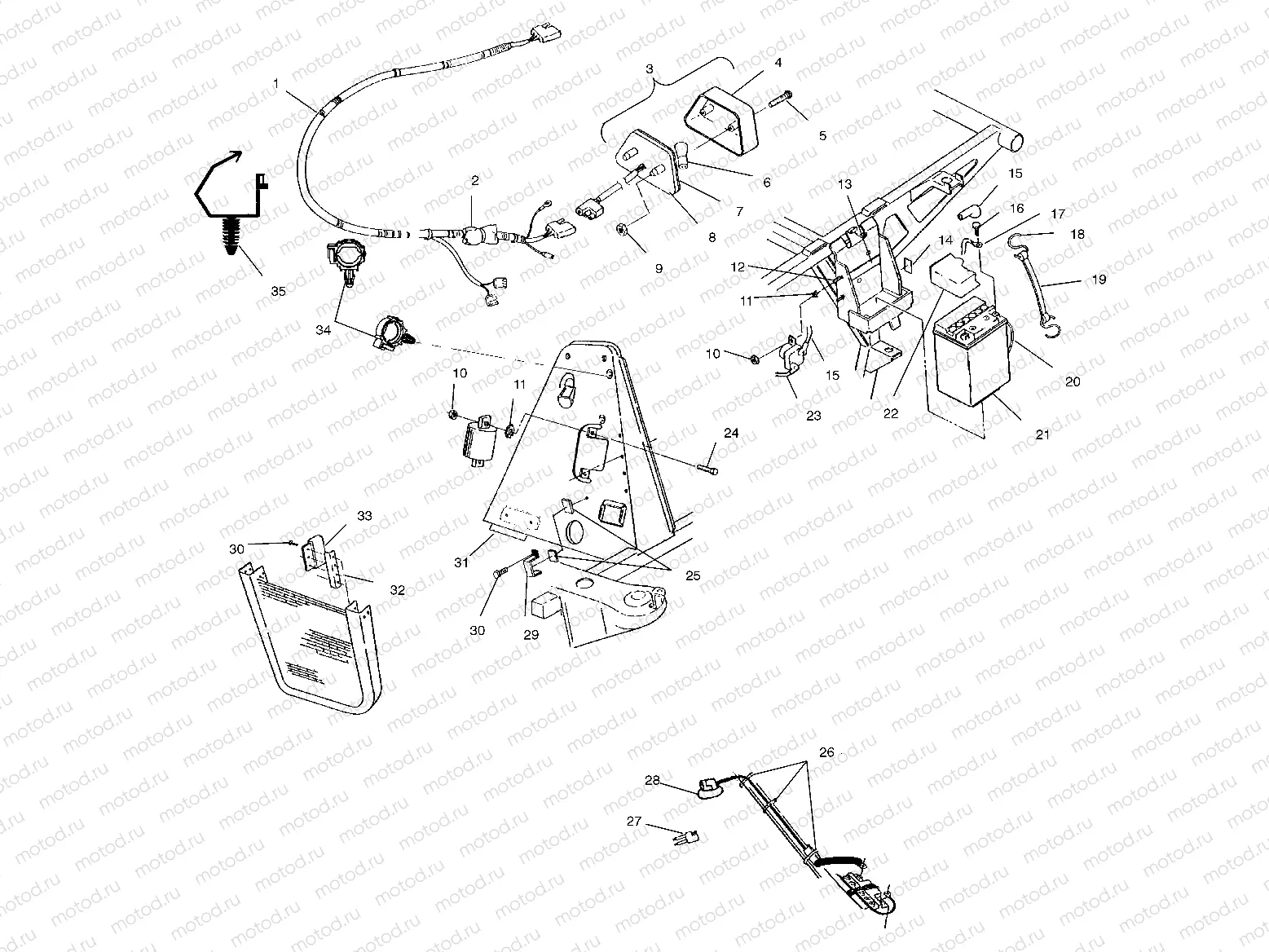 ELECTRICAL/TAILLIGHT - A99CD50AA (4949254925C004) | ELECTRICAL/TAILLIGHT - A99CD50AA (4949254925C004)