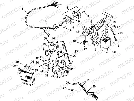 ELECTRICAL/TAILLIGHT - A99CH33CB (4945964596c007) | ELECTRICAL/TAILLIGHT - A99CH33CB (4945964596c007)