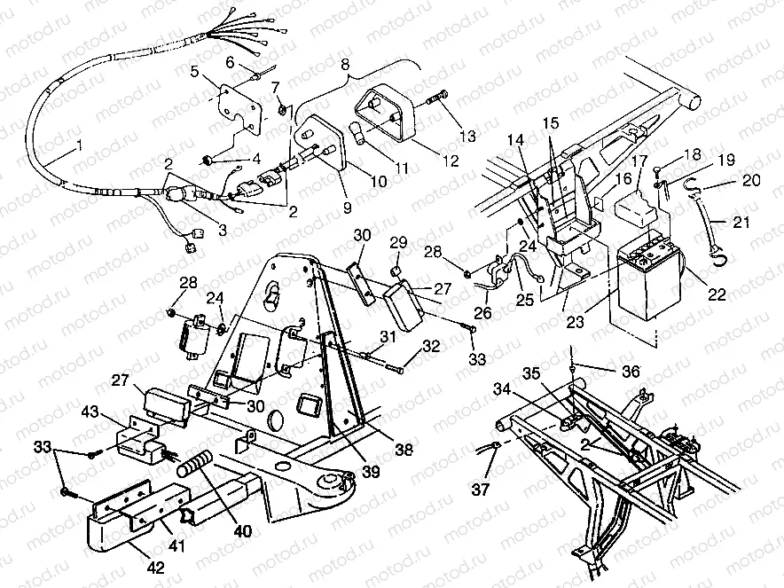 ELECTRICAL/TAILLIGHT Magnum 4x4 W968144 and  Swedish Magnum 4x4 S968144 (4936053605C011) | ELECTRICAL/TAILLIGHT Magnum 4x4 W968144 and  Swedish Magnum 4x4 S968144 (4936053605C011)