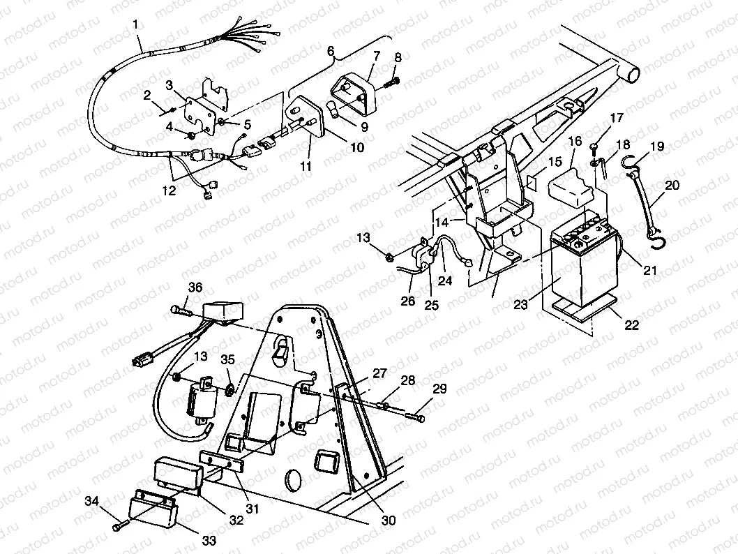 ELECTRICAL/TAILLIGHT Trail Boss W98AA25C (4945314531C002) | ELECTRICAL/TAILLIGHT Trail Boss W98AA25C (4945314531C002)