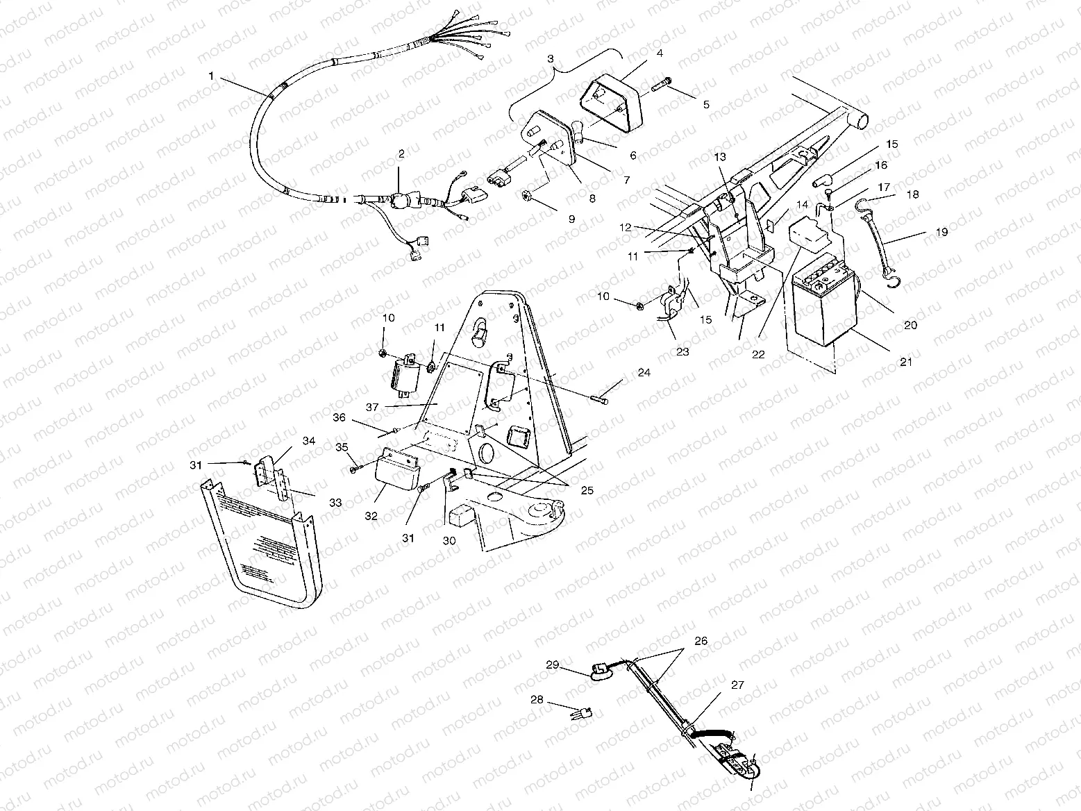 ELECTRICAL/TAILLIGHT - W97CH50A (4939993999C011) | ELECTRICAL/TAILLIGHT - W97CH50A (4939993999C011)