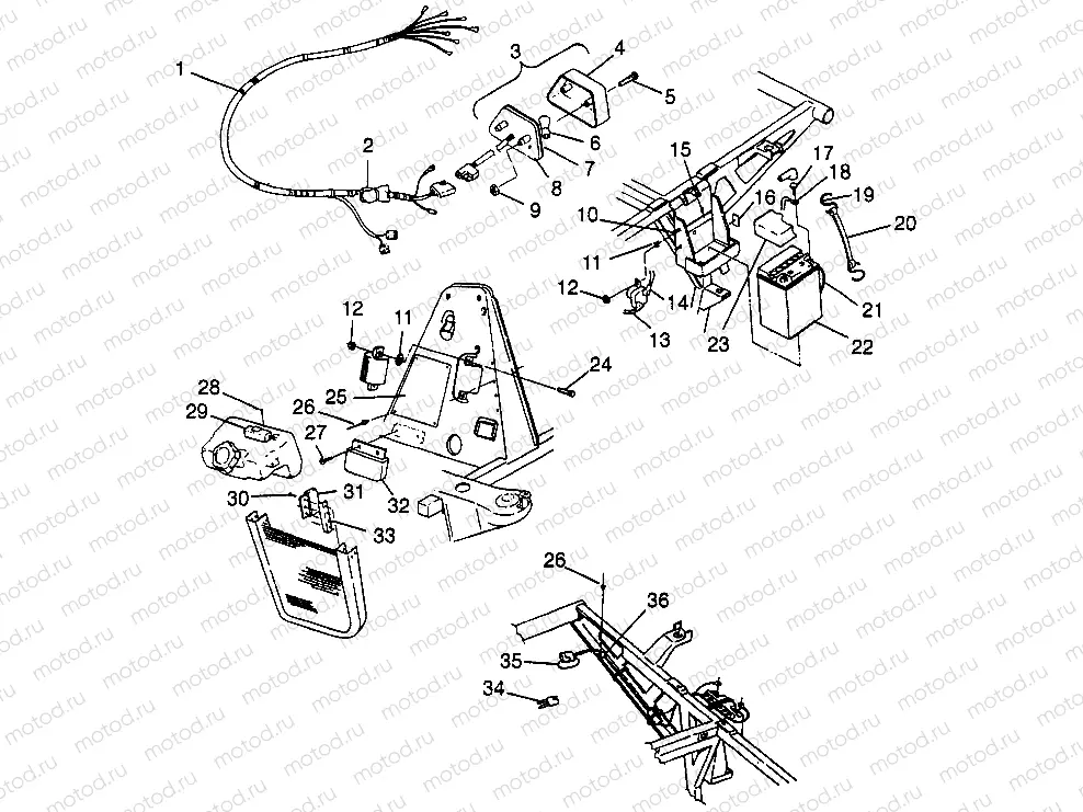 ELECTRICAL/TAILLIGHT XPLORER 400L W97CC38C (4939753975C008) | ELECTRICAL/TAILLIGHT XPLORER 400L W97CC38C (4939753975C008)