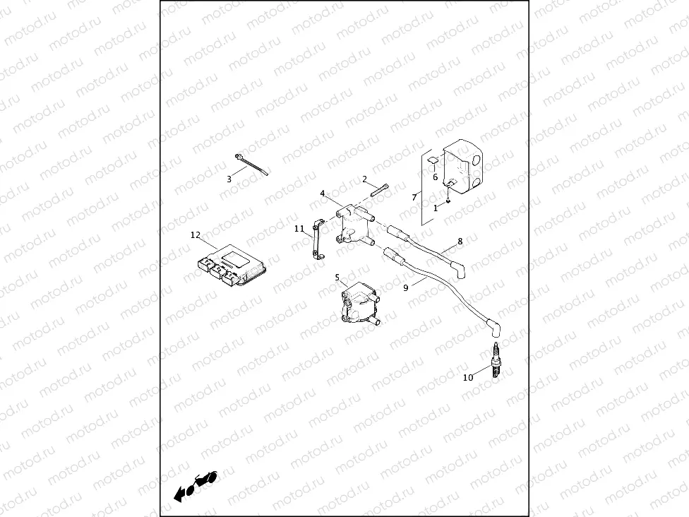 ELECTRONIC CONTROL MODULE (ECM) AND COIL