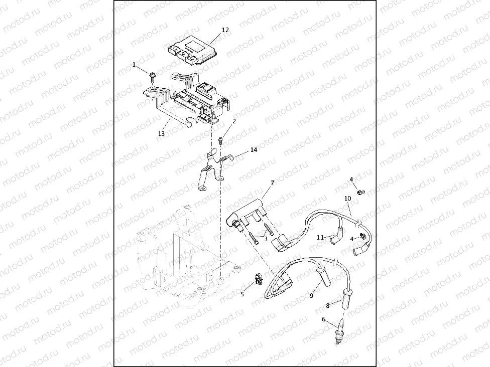 ELECTRONIC CONTROL MODULE (ECM) AND COIL