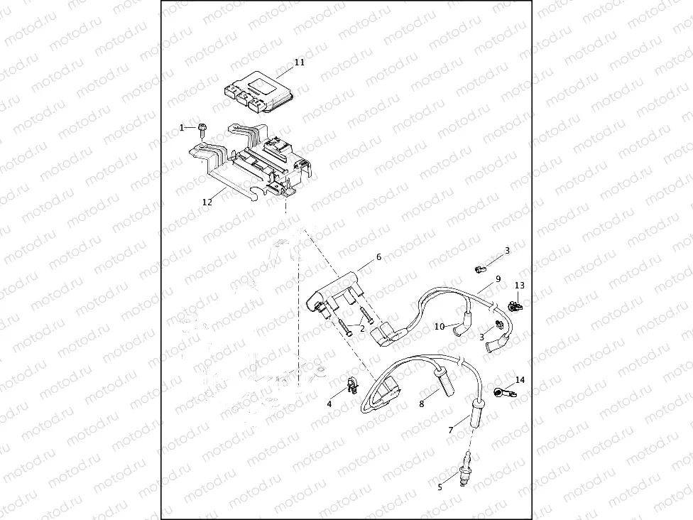 ELECTRONIC CONTROL MODULE (ECM) AND COIL