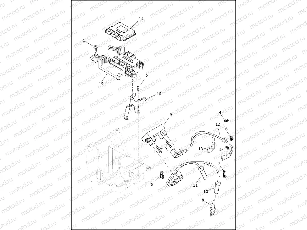 ELECTRONIC CONTROL MODULE (ECM) AND COIL
