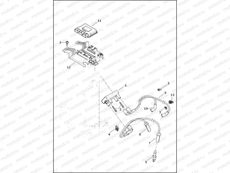 ELECTRONIC CONTROL MODULE (ECM) AND COIL