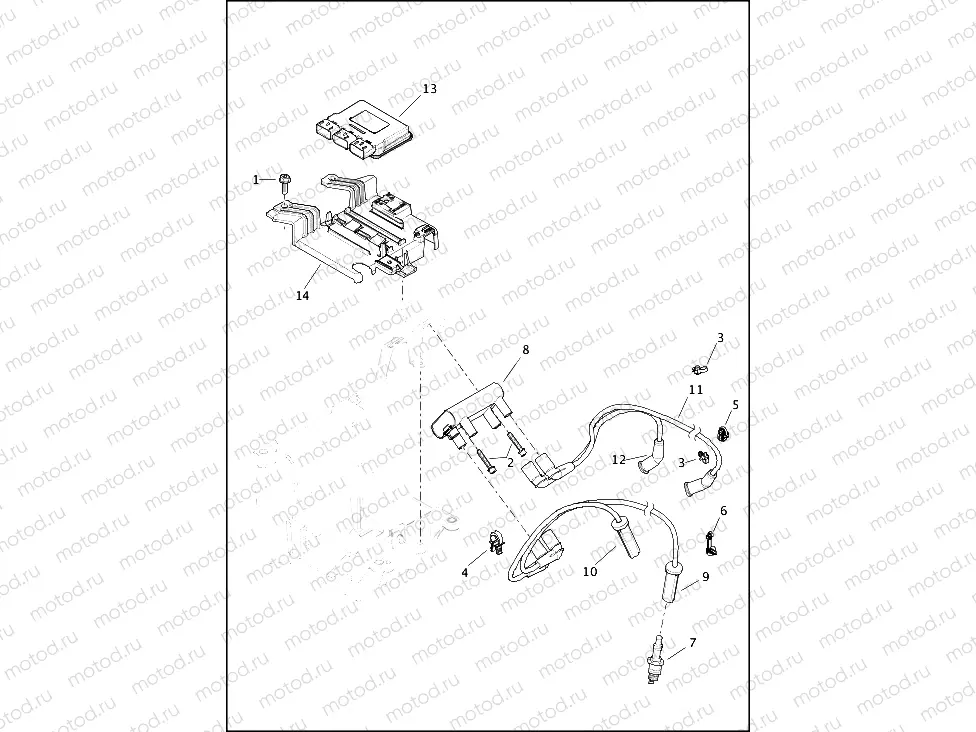 ELECTRONIC CONTROL MODULE (ECM) AND COIL
