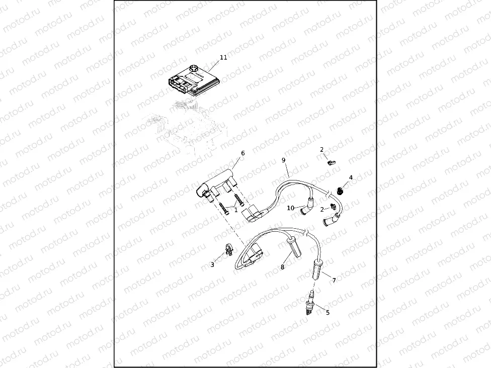 ELECTRONIC CONTROL MODULE (ECM) AND COIL