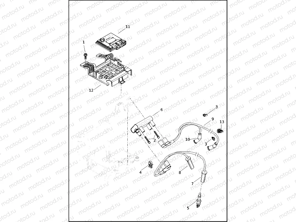 ELECTRONIC CONTROL MODULE (ECM) AND COIL