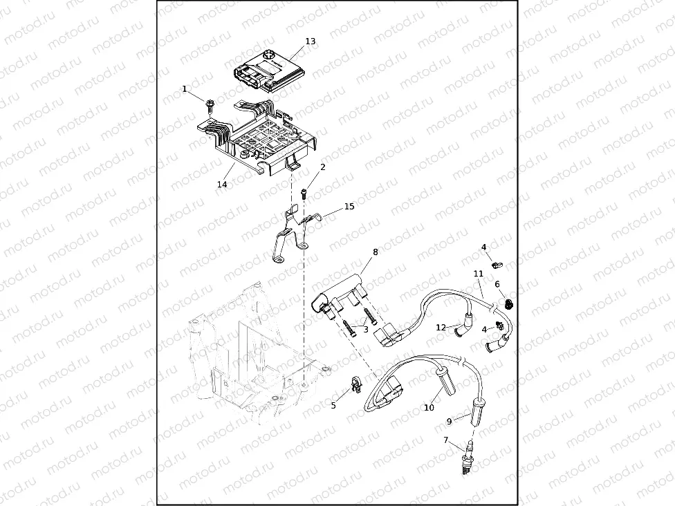 ELECTRONIC CONTROL MODULE (ECM) AND COIL