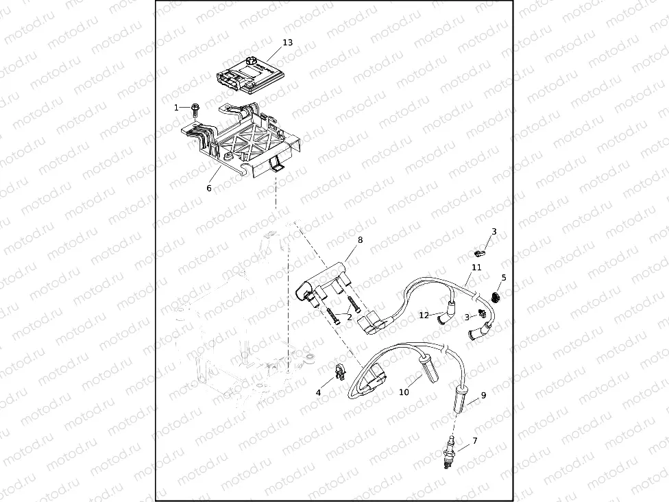 ELECTRONIC CONTROL MODULE (ECM) AND COIL