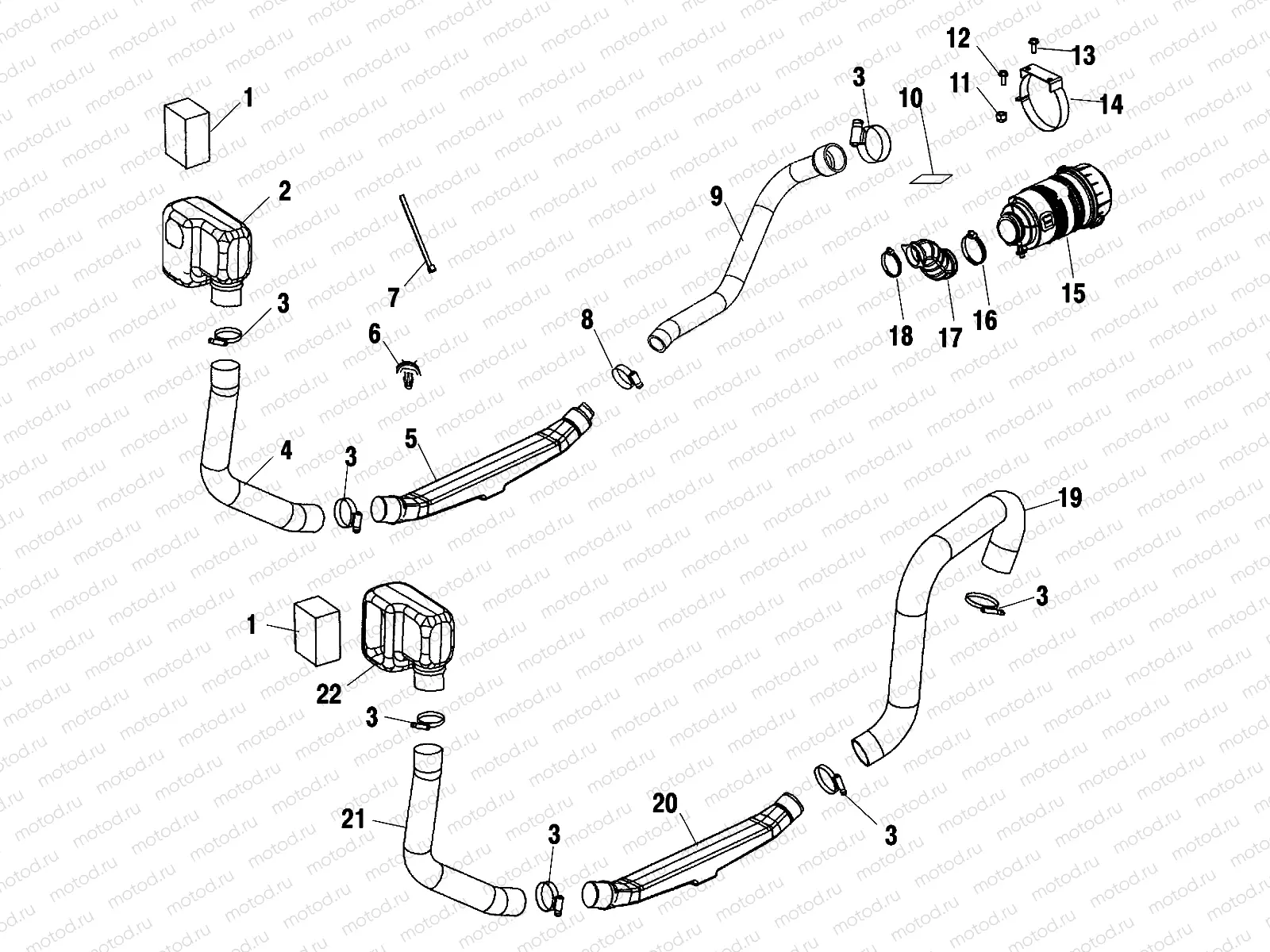 ENGINE AND CLUTCH AIR INTAKE - A10RB42AA (4970977097C09) | ENGINE AND CLUTCH AIR INTAKE - A10RB42AA (4970977097C09)