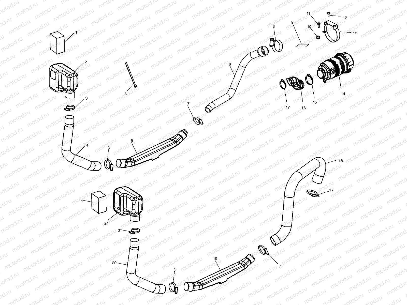 ENGINE and CLUTCH AIR INTAKE - A11RB42AA/A11RD50AA/AB/A11RF50AA (4981798179C12) | ENGINE and CLUTCH AIR INTAKE - A11RB42AA/A11RD50AA/AB/A11RF50AA (4981798179C12)