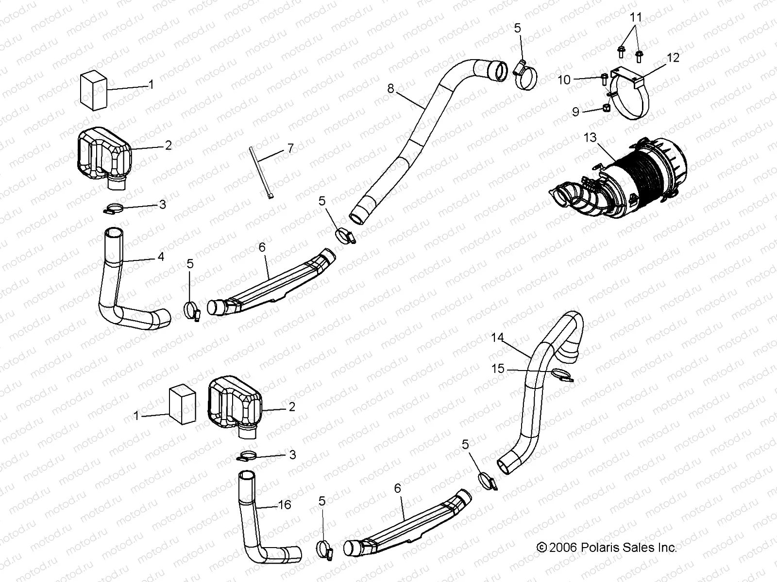 ENGINE and CLUTCH AIR INTAKE - R07RF68AD/AF (49RGRAIRINTAKE077006X6) | ENGINE and CLUTCH AIR INTAKE - R07RF68AD/AF (49RGRAIRINTAKE077006X6)