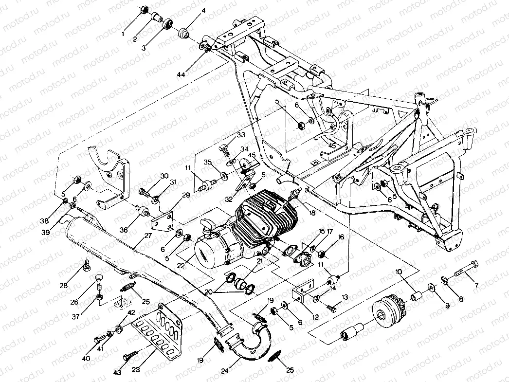 Engine and Muffler Mounting (49147514750005) | Engine and Muffler Mounting (49147514750005)