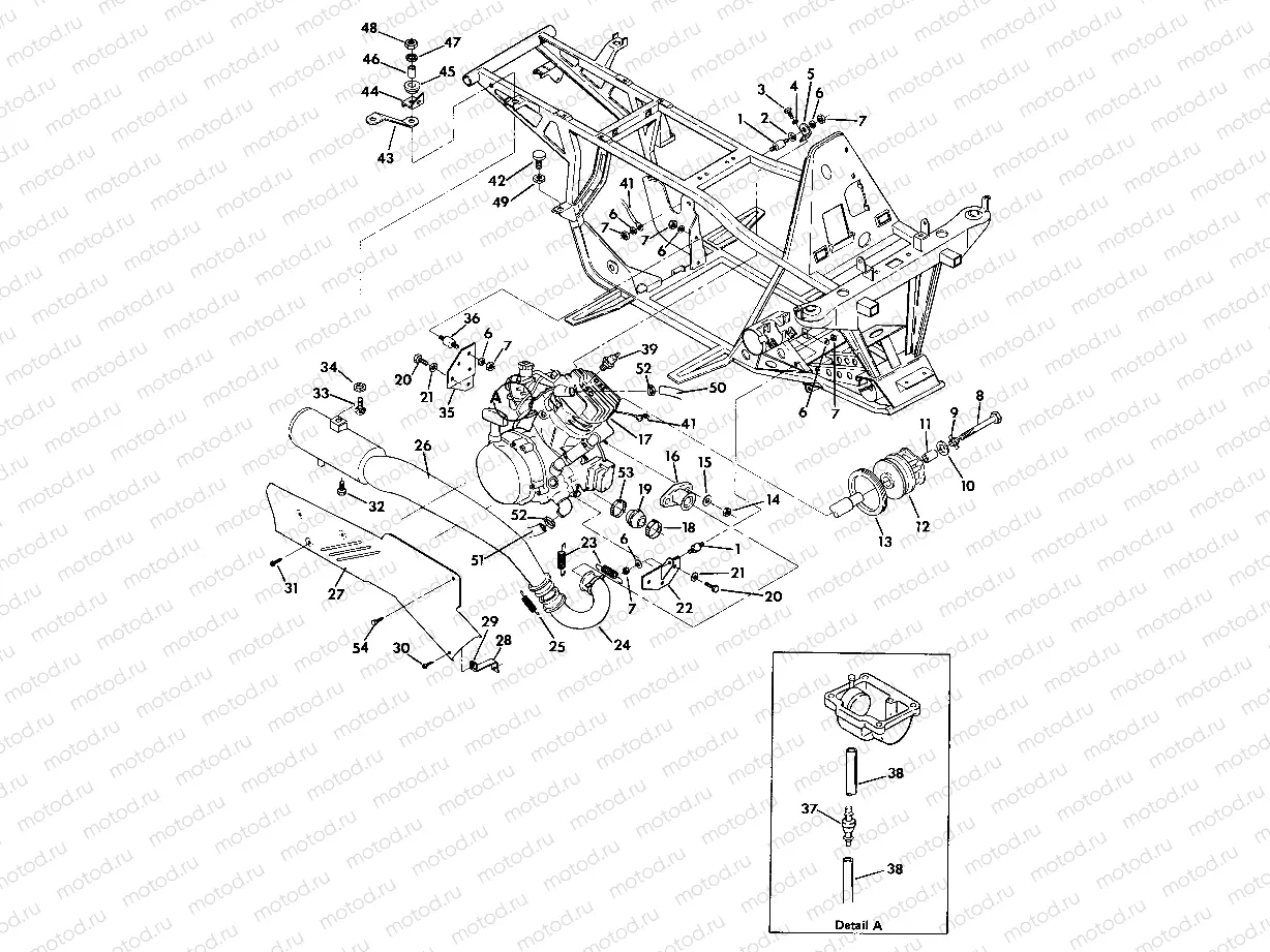 Engine and Muffler Mounting (4918541854005A) | Engine and Muffler Mounting (4918541854005A)