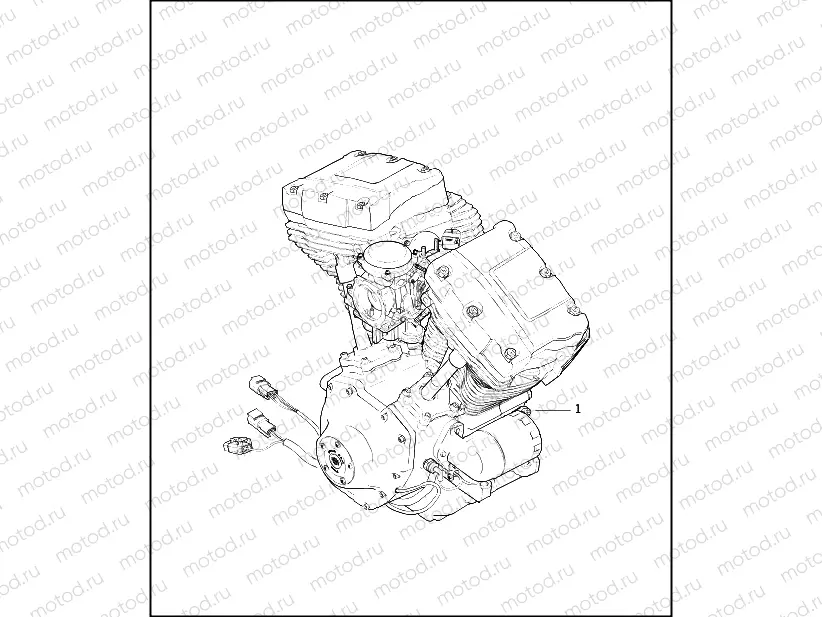 ENGINE ASSEMBLY - COMPLETE - TWIN CAM 88â¢