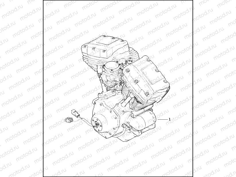 ENGINE ASSEMBLY - COMPLETE - TWIN CAM 88â¢
