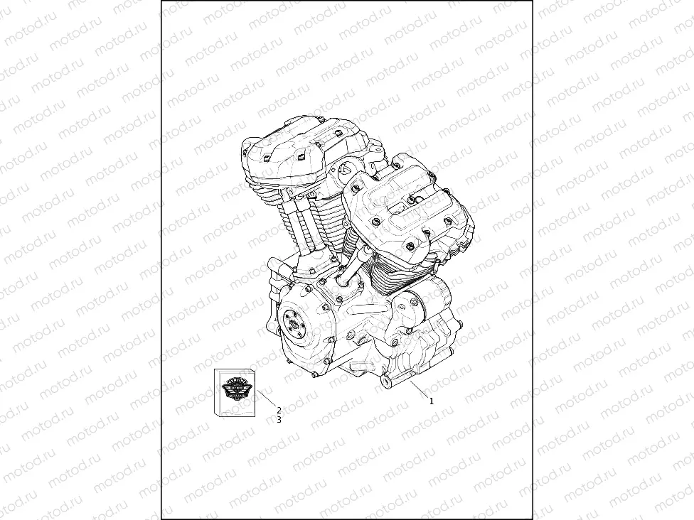 ENGINE ASSEMBLY - Milwaukee-eightâ¢ 117