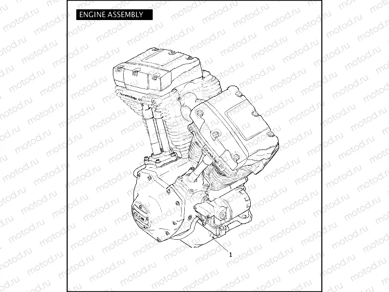 ENGINE ASSEMBLY - TWIN CAM 103â¢