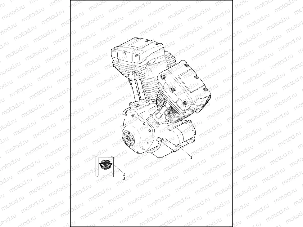 ENGINE ASSEMBLY - TWIN CAM 103â¢