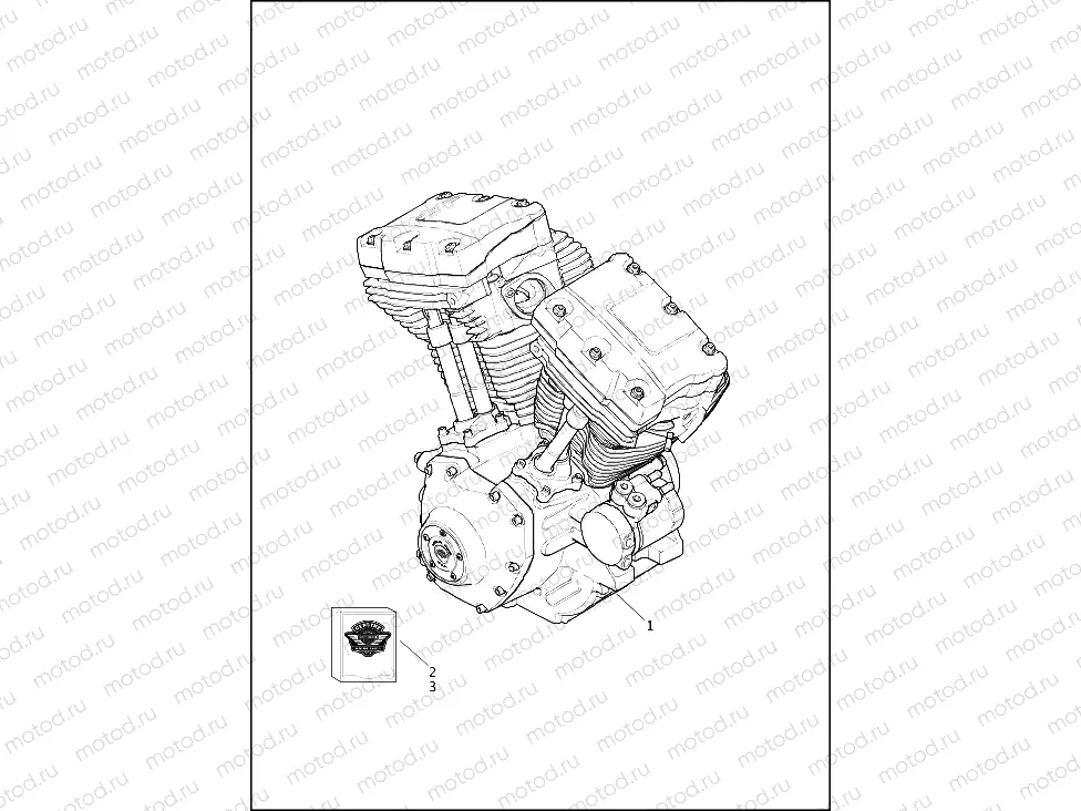 ENGINE ASSEMBLY - TWIN CAM 103â¢