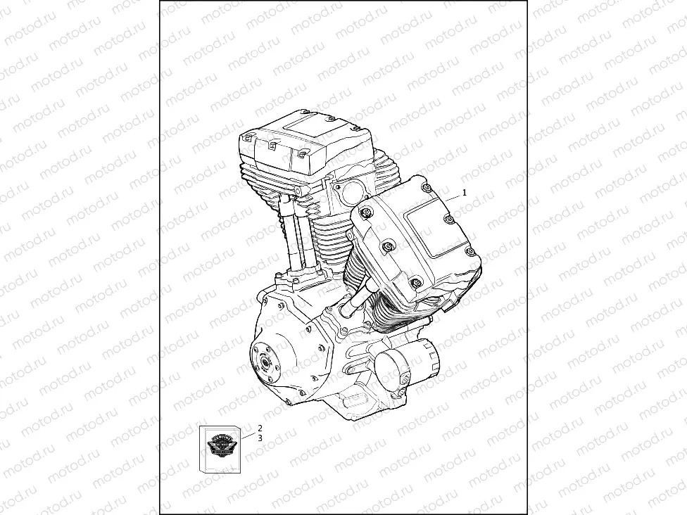 ENGINE ASSEMBLY - TWIN CAM 103â¢