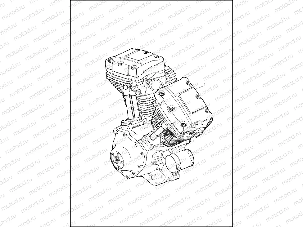 ENGINE ASSEMBLY - TWIN CAM 103â¢ HIGH OUTPUT