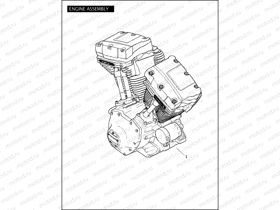 ENGINE ASSEMBLY - TWIN CAM 110â¢