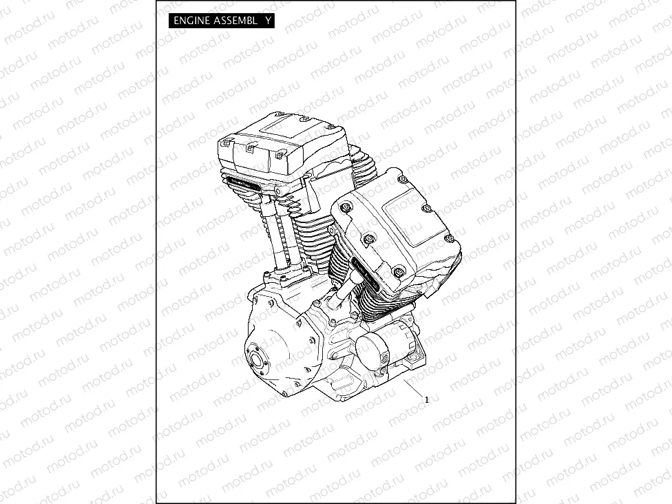 ENGINE ASSEMBLY - TWIN CAM 110â¢