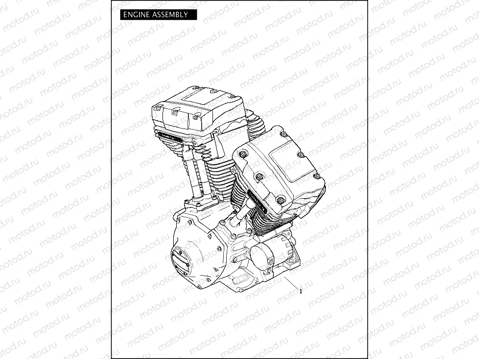 ENGINE ASSEMBLY - TWIN CAM 110â¢